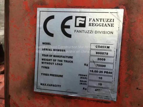 Used FANTUZZI CS45KM Reachstacker photo-4