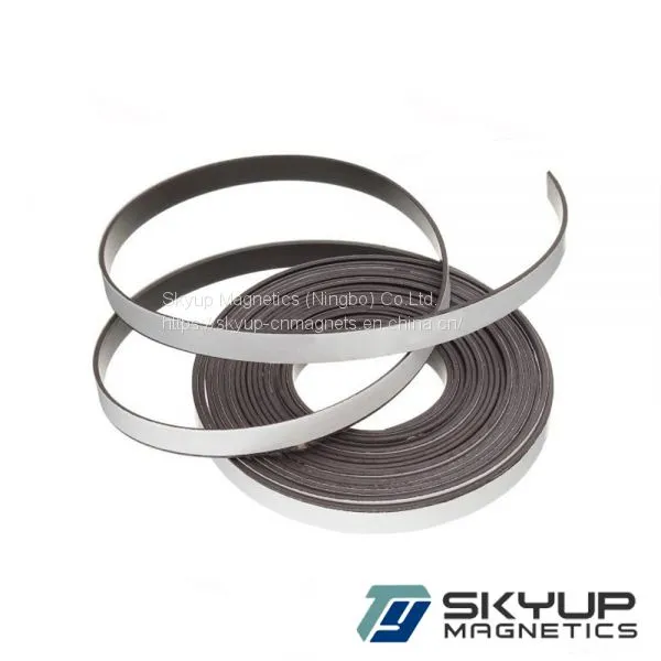 Customized Isotropic Flexible Magnetic Tape/ Rubber Magnet With Self-Adhesive