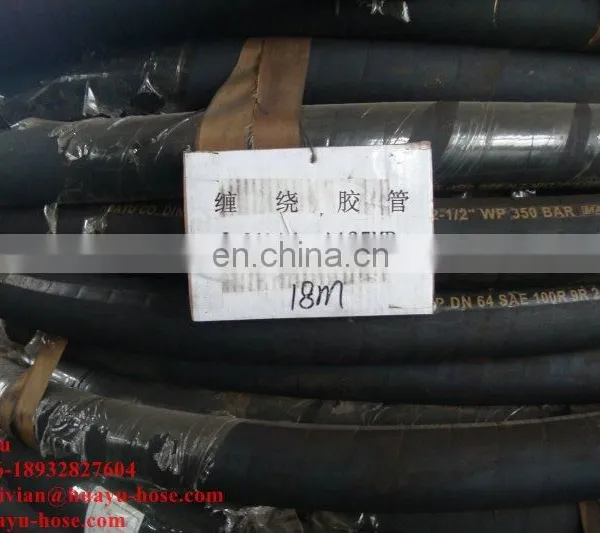 Flexible Hydraulic Hose R1, Hydraulic Hose SAE R1 R2 R3 R5 R6 R8 R12 R13, High Temperature Hydraulic Rubber Hose photo-2