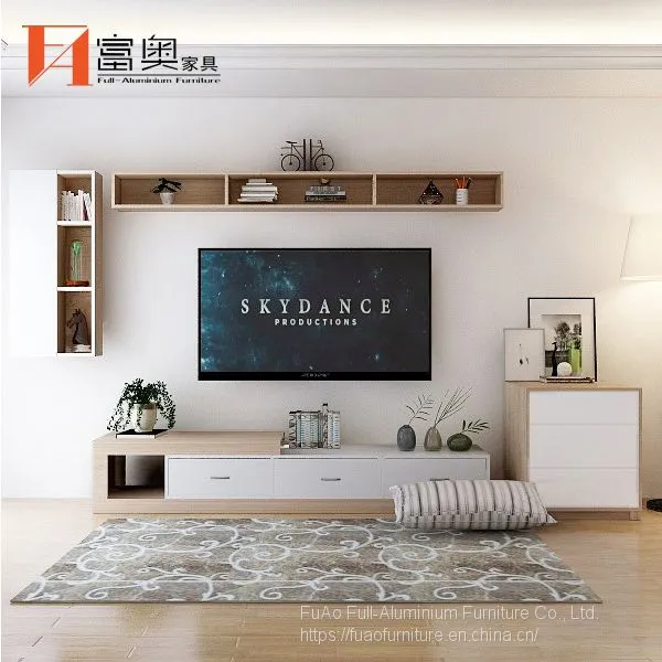 All Aluminum Living Room Furniture TV Cabinet Bench Stands photo-2