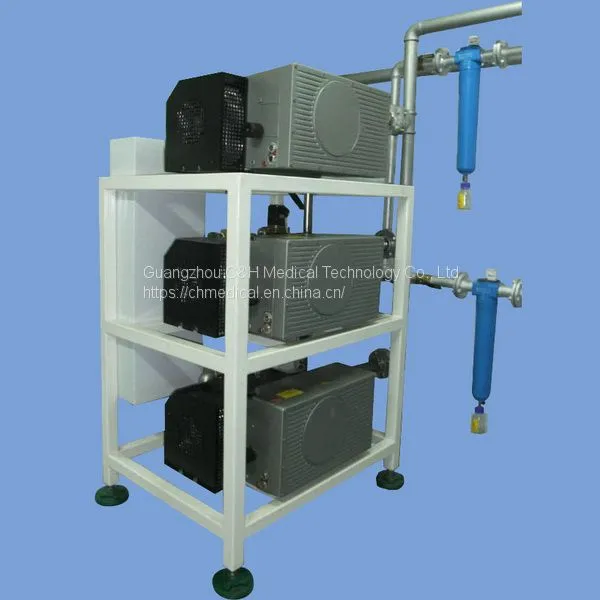 Hospital Gas Pipeline System Medical Vacuum Source Machine Equipment: Vacuum Pumps Station Set photo-4