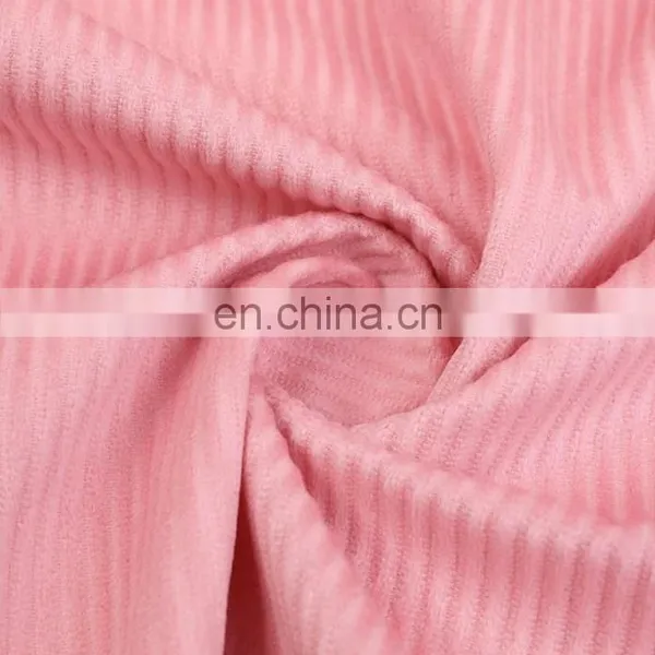 Good Drapery Solid Dyed Polyester Nylon 8 Wale Corduroy Fabric for Jacket/pillow/trousers photo-5