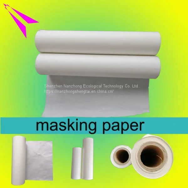 OEM One Time Paint Spray Paint Protective Masking Paper Customization Masking Film photo-3