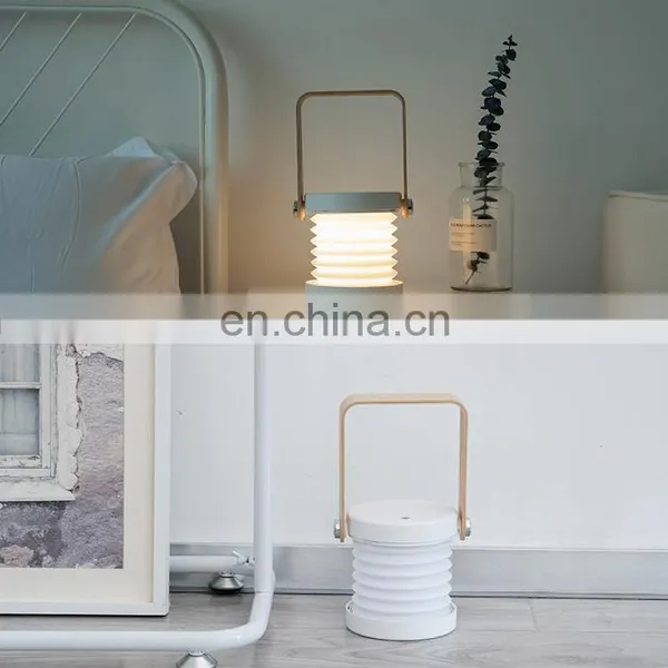 New Creative LED Lantern Light Night Light Folding Eye Protection Desk Lamp Usb Rechargeable Home Table Lamp Light photo-6