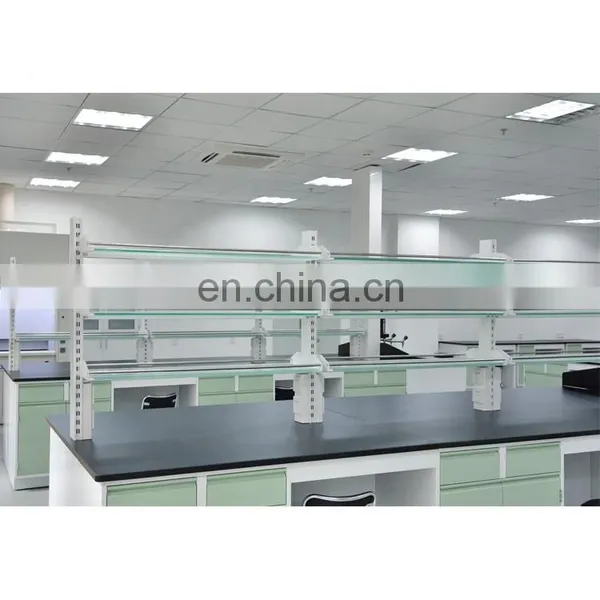 Biotechnology Chemical Laboratory Table Steel Workbench Island Work Bench photo-2