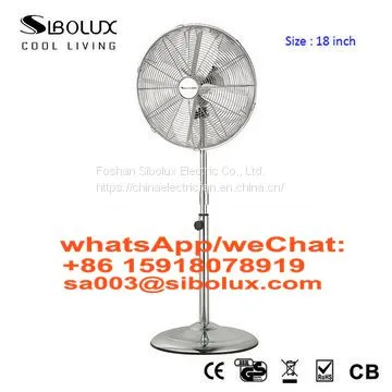 Sibolux 18 Inch Electric Metal Vintage Standing Fan 18inch Retro Stand Fan photo-2