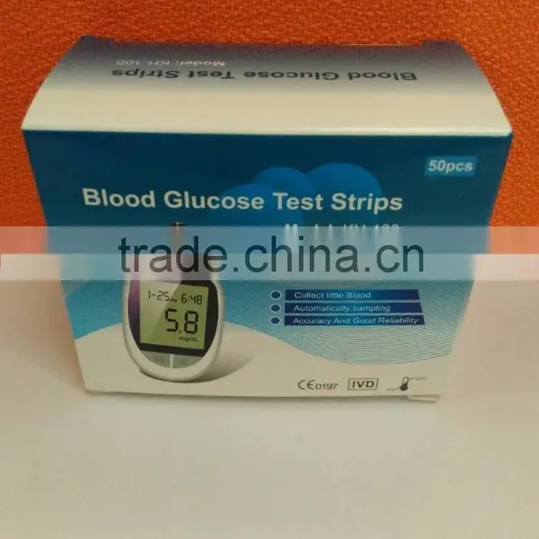 Blood Glucose Meter With Strips and Lancets