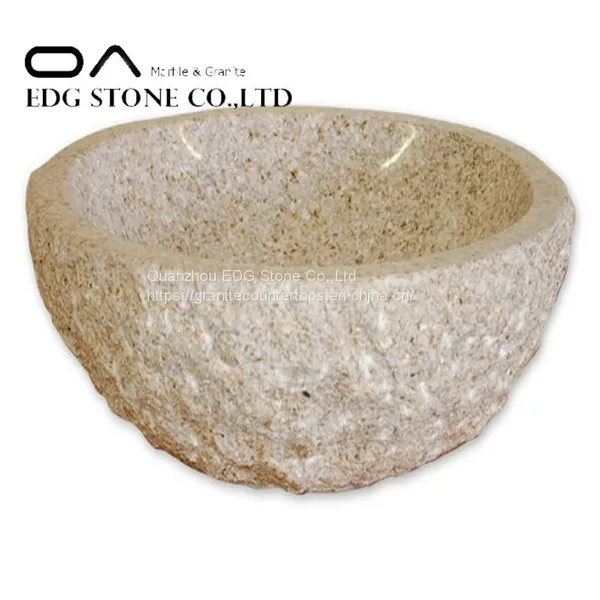 Natural Colored Granite Stone Sink With a Cheap Price photo-3