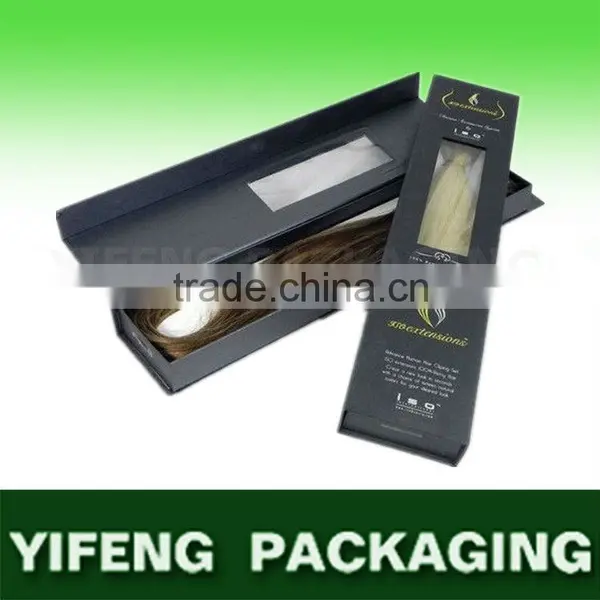 Luxury Design Paper Packaging Human Hair Boxes With Ribbon photo-3