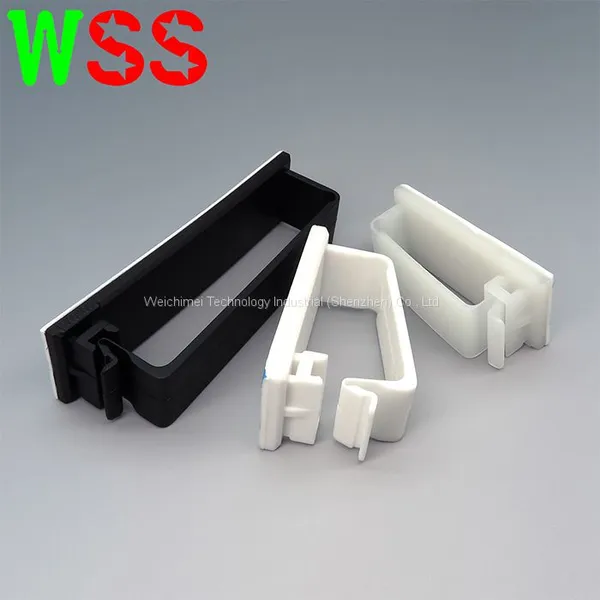 Adhesive Flat Tie Mount Nylon Cable Tie Holder Flat Wire Clip 3M Adhesive Base photo-2