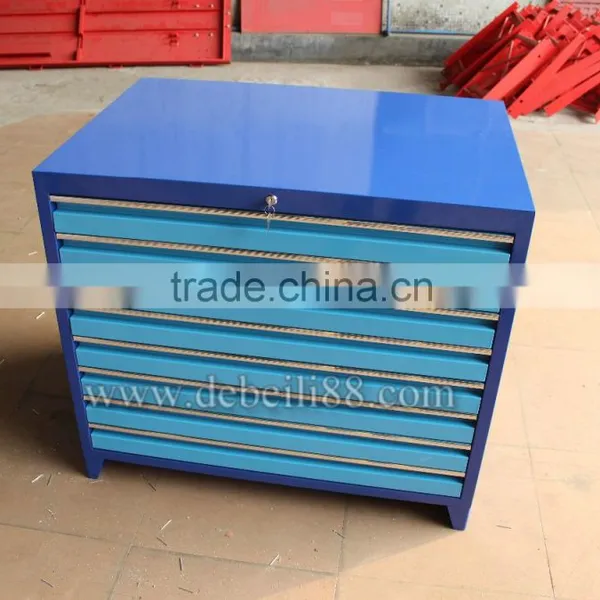 Blue Color Car Repairing Tool Box With Drawers photo-2