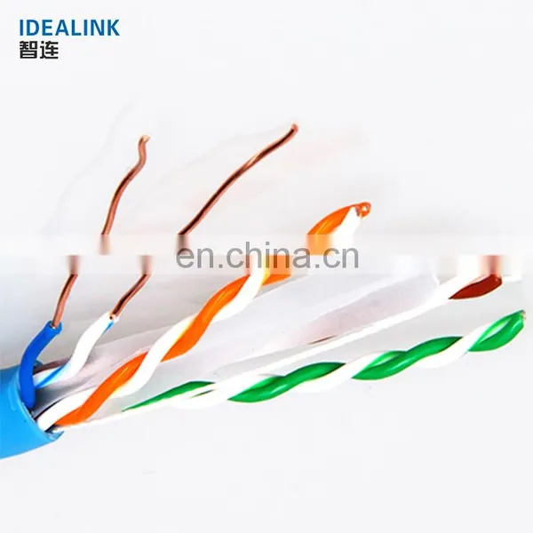 Made in China High Speed 4pr 23awg Cat6 Pure Copper Cable Utp Cable 305m Cable With Best Service photo-2