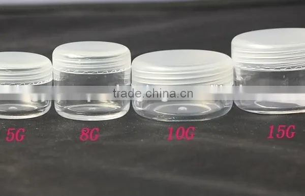 PS & PP High-Quality Pocket-Carrying Mini Capacity Cream Jar for Face-Care Lotion Sample Using Mini Jar Bottle With Screw Lid photo-3