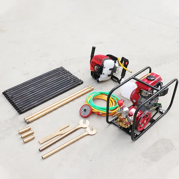 Single person backpack drilling rig, portable small core extraction equipment, geological exploration sampling drilling machine