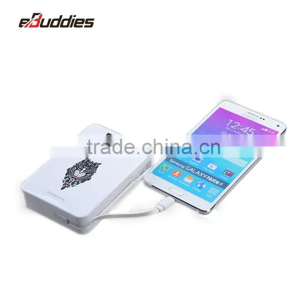 Portable Wall Power Bank Charger 9000mAh With US Plug for US Market photo-2