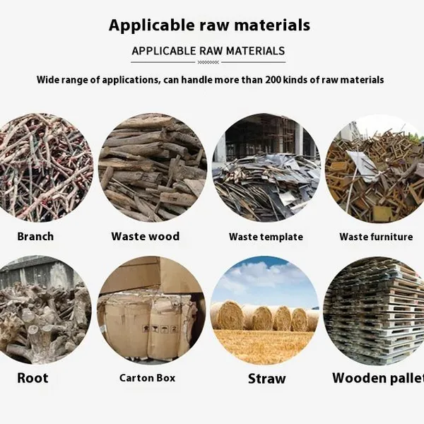 High Productivity Biomass Wood Chips Shredder Wood Branches and Leaves photo-3