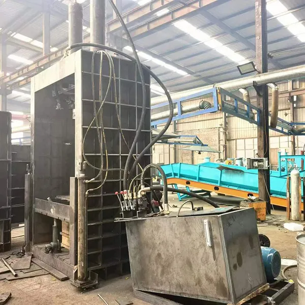 Vertical Hydraulic Cardboard Box Baling Press/Hydraulic Cans Waste Plastic Films Baler Machine photo-3