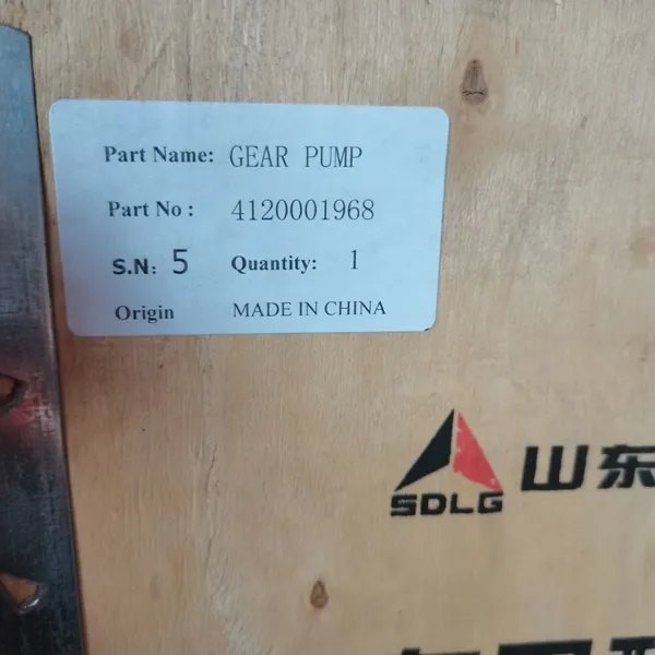ORIGINAL SDLG 4120001968 Gear Pump for SDLG WHEEL LOADER photo-3