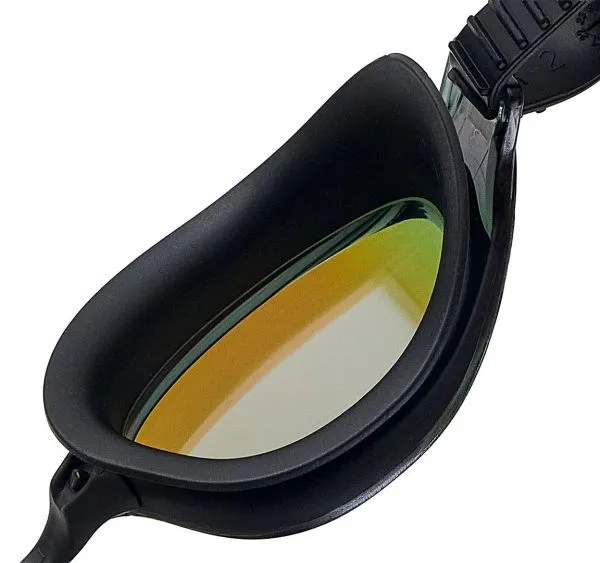 Training Medium Swim Goggle With Large Lens Adults Anti-Fog Uv Protected Waterproof Mirror Coating High Definition Lens photo-4