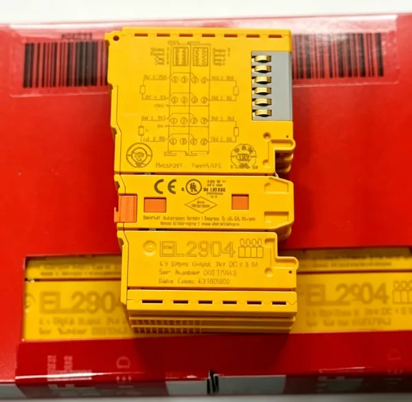 Beckhoff EL2904 EtherCAT TwinSAFE Safety Output Terminal 4-Channel 24V DC 0.5A Fail-Safe Digital Output Module photo-4