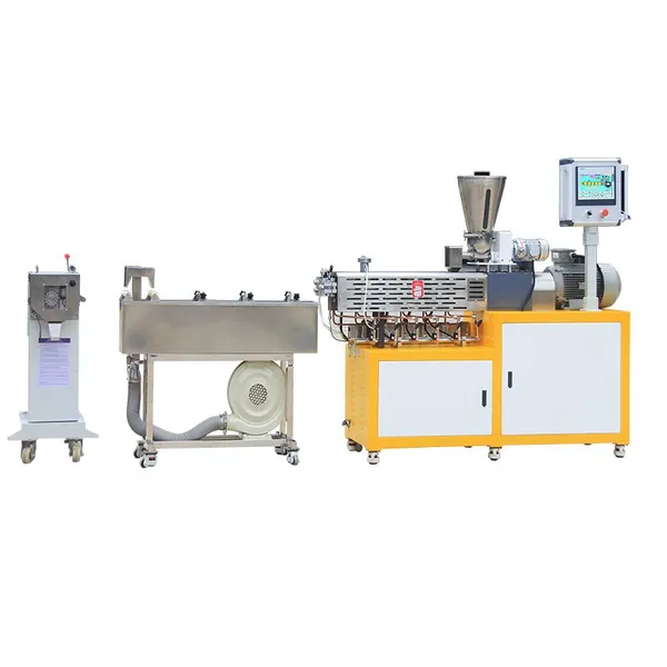 Laboratory Twin Screw Extrusion Pelletizing Line for Polymer Compounding Research and Material Development photo-2