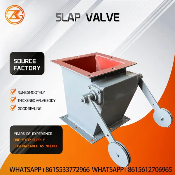 ZJSXF-I Single Layer Weighted Flap Gate Gravity Self-resetting Dust Discharge Valve Without Power Supply photo-4