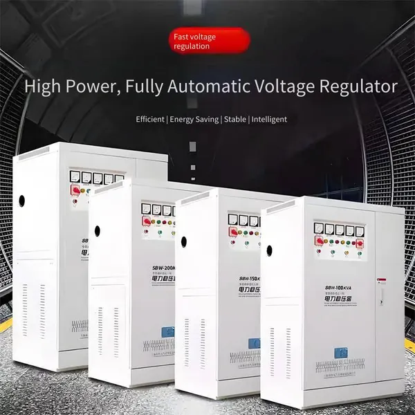 Hongjun Fully Automatic High-power Compensated Power Voltage Stabilizer Sbw-120kva