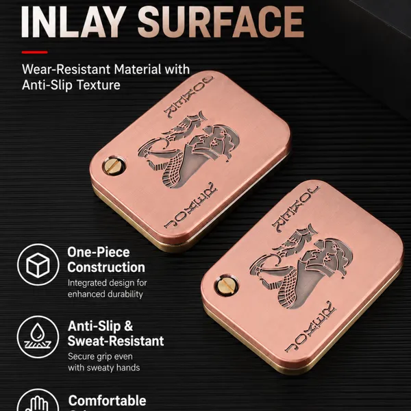 Custom Logo Laser Engraved Copper Magnetic Slider EDC Fidget Toy Stress Relief Gadget Adult Gift OEM Service Available