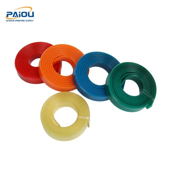 Squeegees and Blades for Screen Printing Squeegee Rubber Blade V-Cut Popular Selling