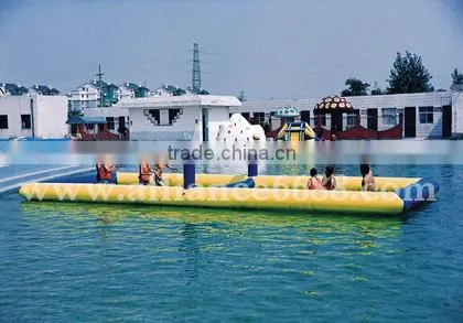 Inflatable Volleyball Court Water Game Swimming Pool Game