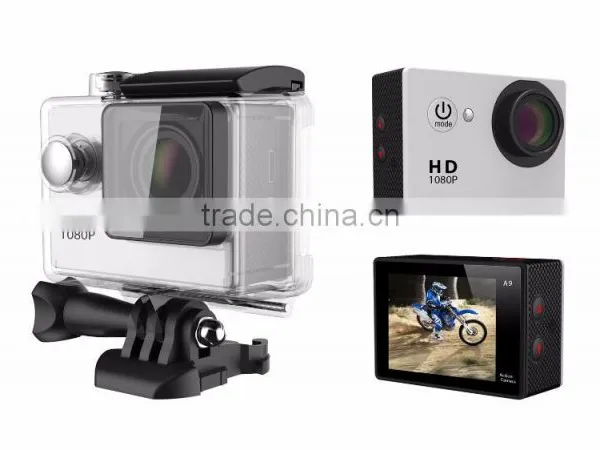 Sports Camera A9 1080P Full HD 2.0 Inch Extreme DV Action Camera Diving 30M With Waterproof Case Mini photo-4