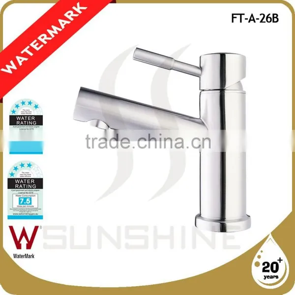 FT-A-26B Australia Style Stainless Steel Basin Faucet for Export