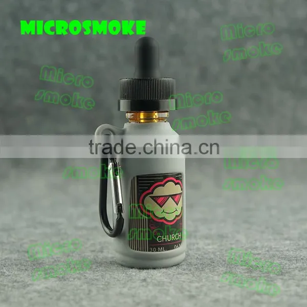 China e Liquid Bottle With e Liquid Glass Droppers Silicone Case/skin/sleeve/cover/box for 30ml Black e Liquid Bottles photo-6