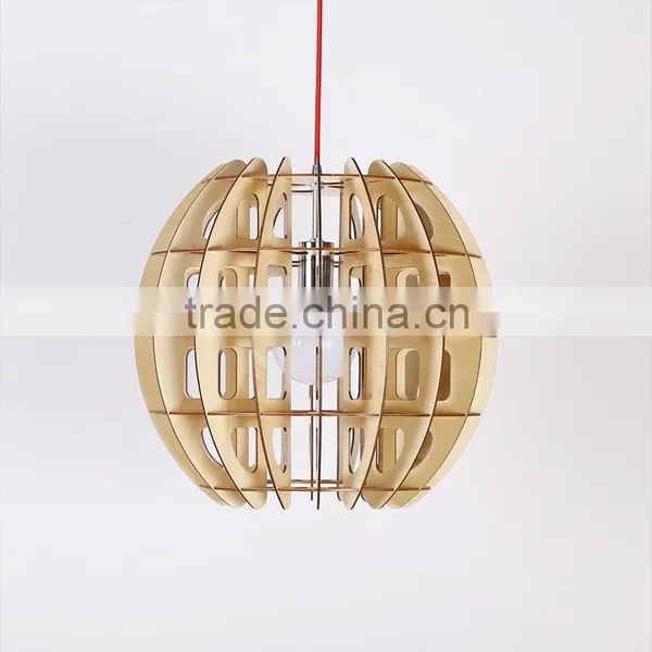 LED Pendant Light JK-8005B-35 LED Light Wood Hanging Pendant Lighting photo-5