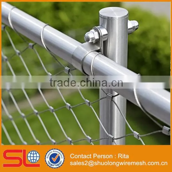 Flexible Stainless Steel Wire Rope Cable Fence Mesh photo-3