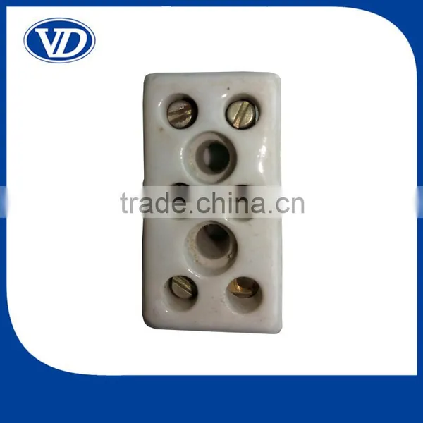 5A,10A,15A,30A 60A 3 Way 8 Holes Porcelain Terminal Blocks photo-2