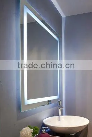 UL ETL CE Custom Frameless LED Lighted Wall Mirror photo-4