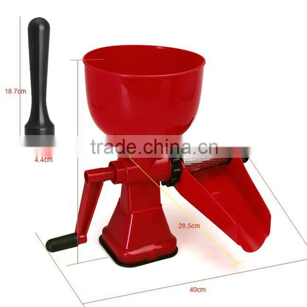ABS+S/S+PP 41*20*35 Best Selling Products Small Tomato Paste Making Machine/manual Juicer/tomato Slow Juicer photo-3