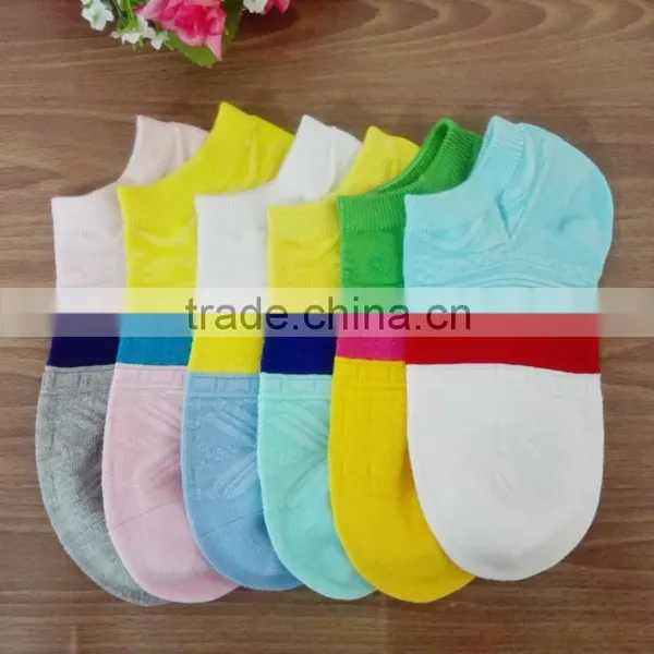 Multicolor Pure Cotton Invisible Ankle Socks for Girls and Women photo-2