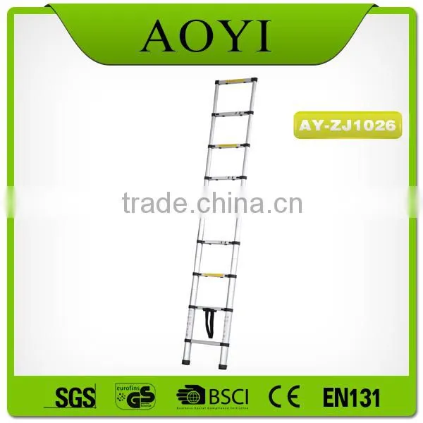 New Super Fully Extendable 2.6m Meter Telescopic Aluminum Ladders AY-ZJ1026 photo-4