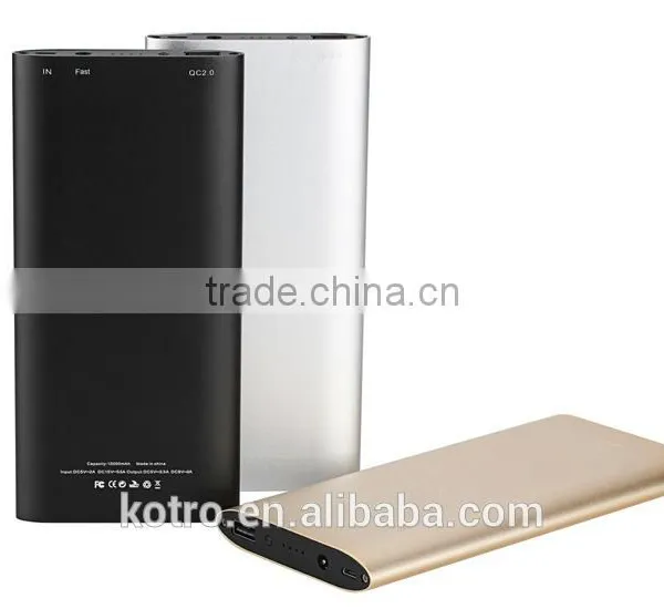 Aluminum Shell 6000mAh Fast Charging QC2.0 Power Bank photo-3