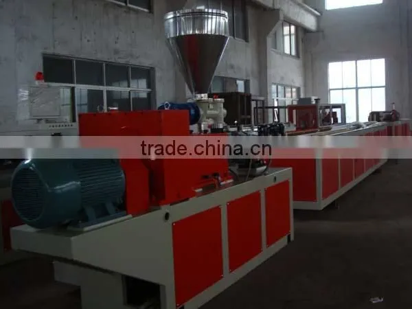 SJSZ-65/132 Conical Twin Screw PVC Window Profile Making Line photo-2