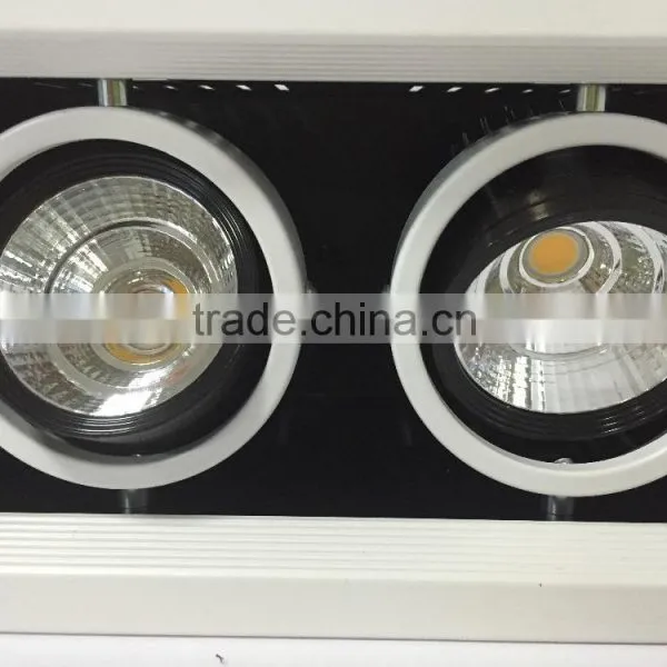 2X5W Square Recessed Grille Light Ceiling Light 10w Ceilling for Hotel photo-2