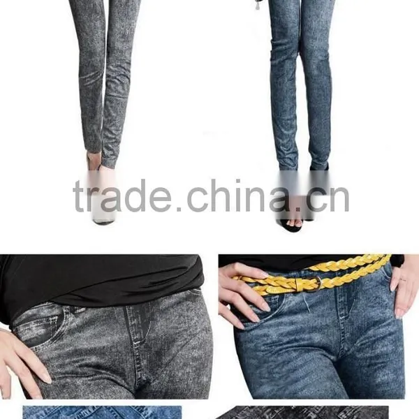 New Style The Thin Elastic Snowflakes Cowboy Feet Pants Render Women Pants photo-1