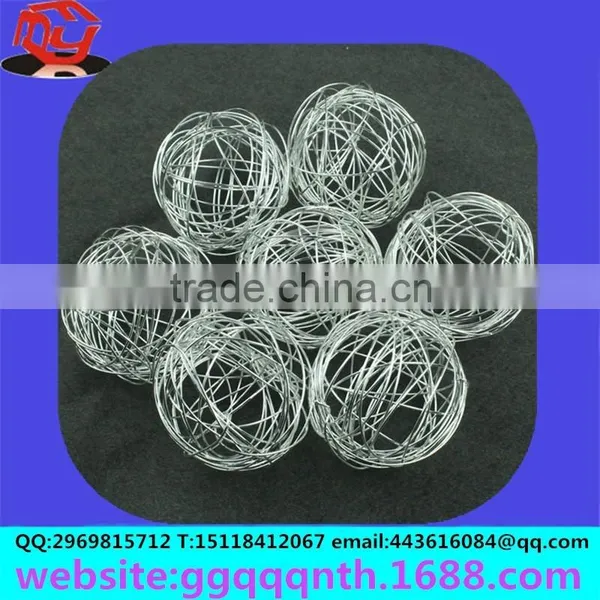 Metal Color Electrophoretic Paint Vacuum Plating Round Wire Spring Lantern Ball photo-3