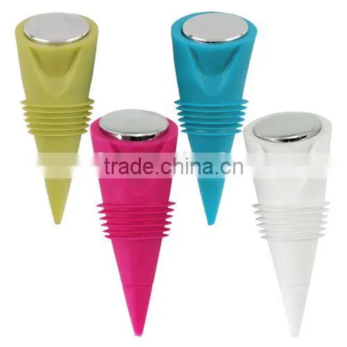Unique Silicone Wine Bottle Stopper Colorful Wine Stopper photo-2