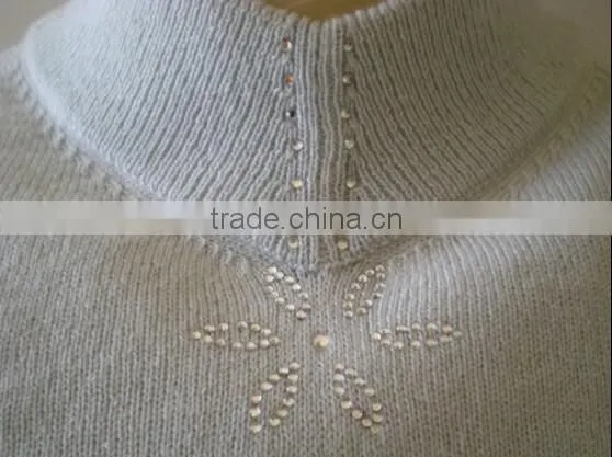 2014 Round Collar Woolen-sweater-designs-for-ladies photo-3