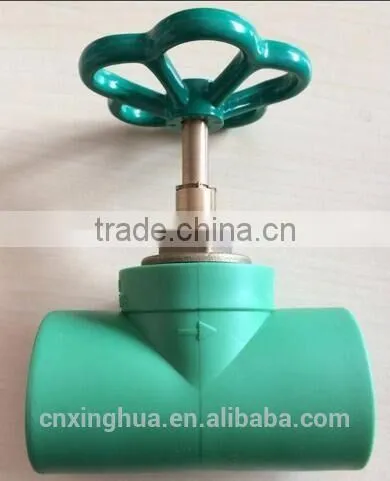 2016 High Quality Green Color Ppr Stop Valve With Plastic Handle and Aluminium Handle photo-4