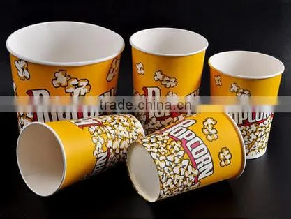 Wholesale Cardboard Laminating 32oz/46oz/64oz/85oz Popcorn Bucket photo-5