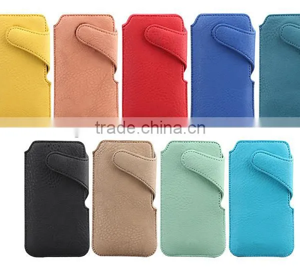 Universal Soft PU Cell Phone Smart Phone Pouch in 2015 photo-3